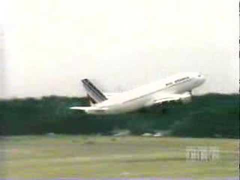 Airbus A320 test flight gone wrong