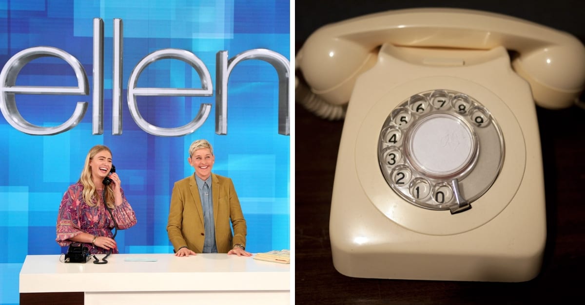 Watch This Teen Try To Use A Rotary Phone On 'Ellen'