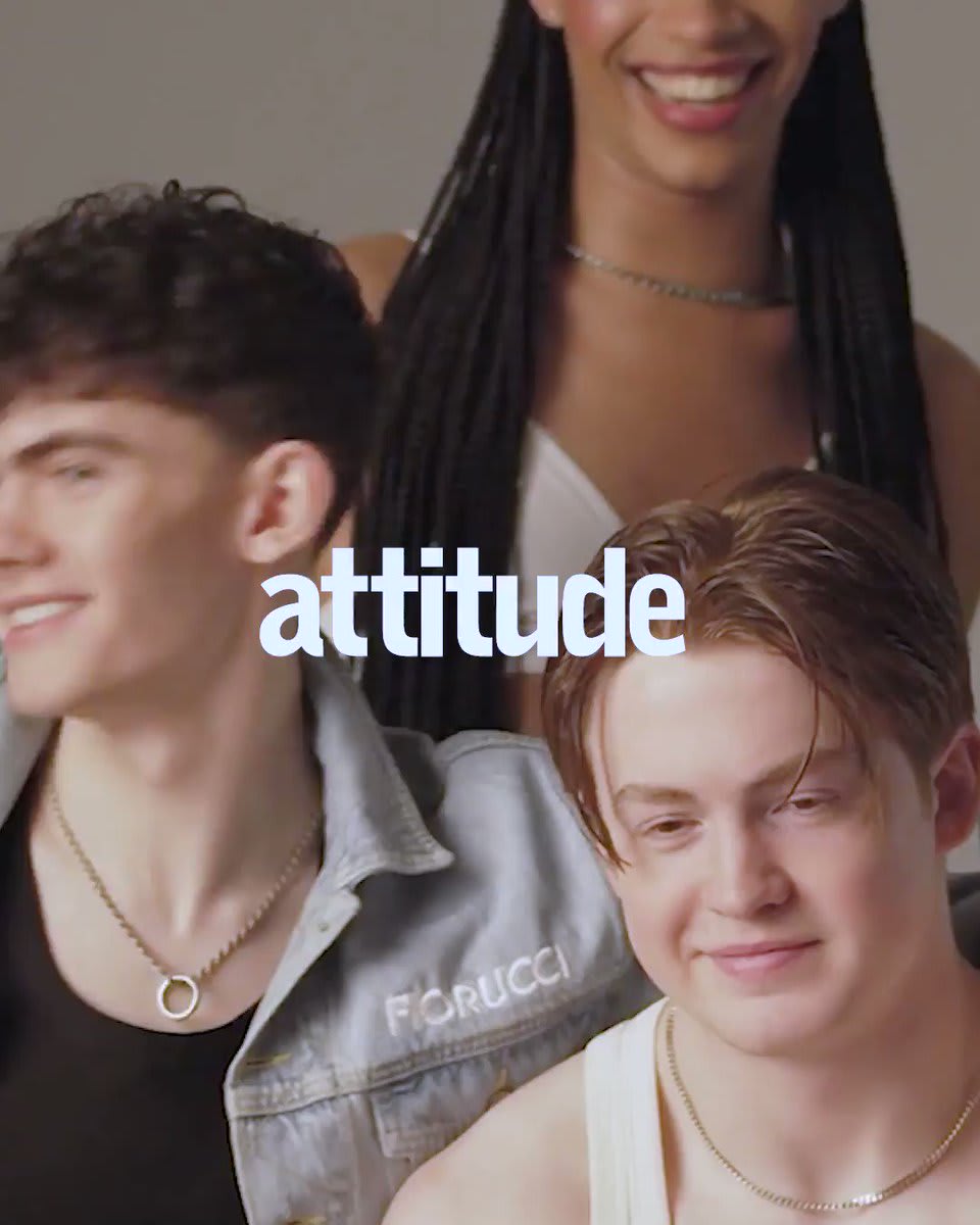 @NetflixUK's Heartstopper cast are ready to share the love in the Attitude May/June issue, out 13•04•22. 🌈👨‍❤️‍👨 Pre-order your copy now ➡️