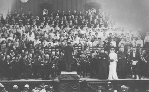 Mahler conducts Beethoven’s 9th in Strasbourg. Taken May 22nd, 1905.