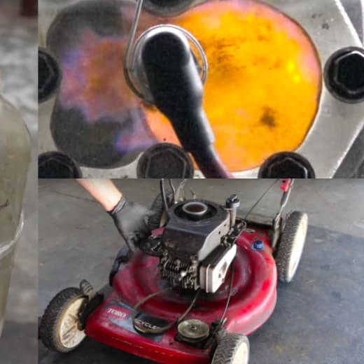 Here's What Happens When You Try to Run a Gas Engine on Hand Sanitizer