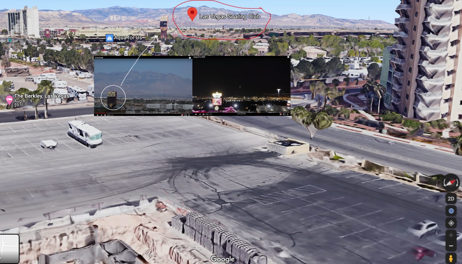 I might have a possible explanation for the Las Vegas UFO video...