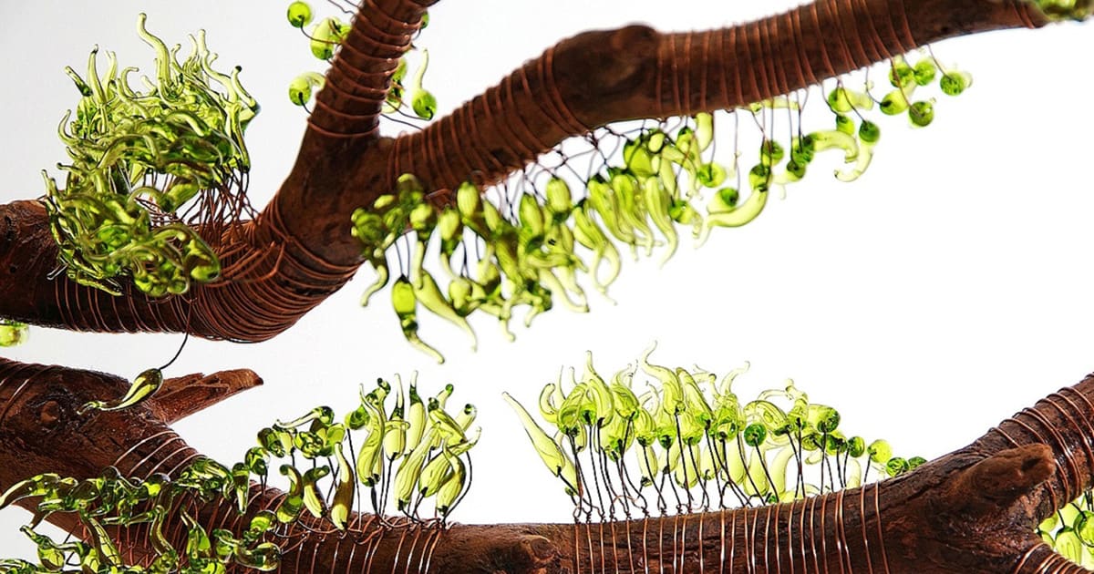 Lustrous Glass Sculptures by Julie Gonce Mirror the Beauty of Natural Forms
