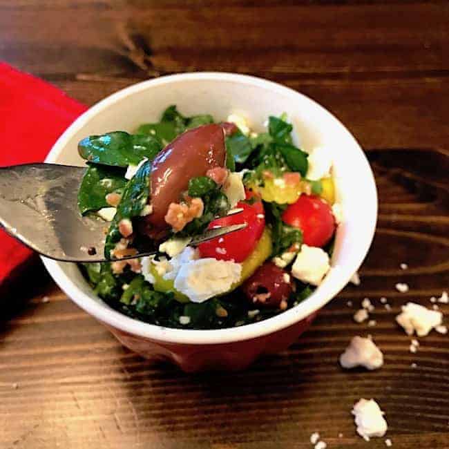 Greek Olive and Feta Salad