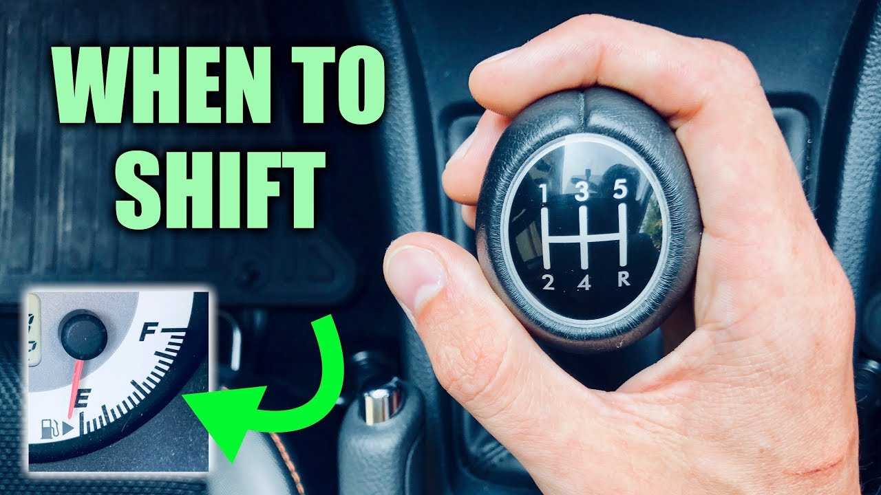 When To Shift Gears For The Best Fuel Economy