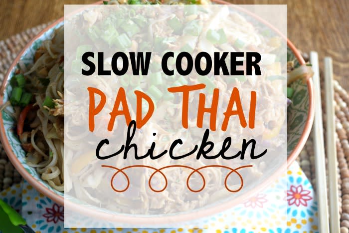 Slow Cooker Pad Thai Chicken