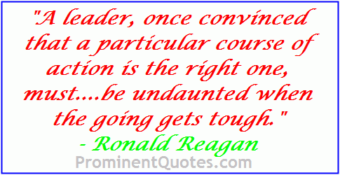 Best 20 Ronald Reagan Quotes on Leadership