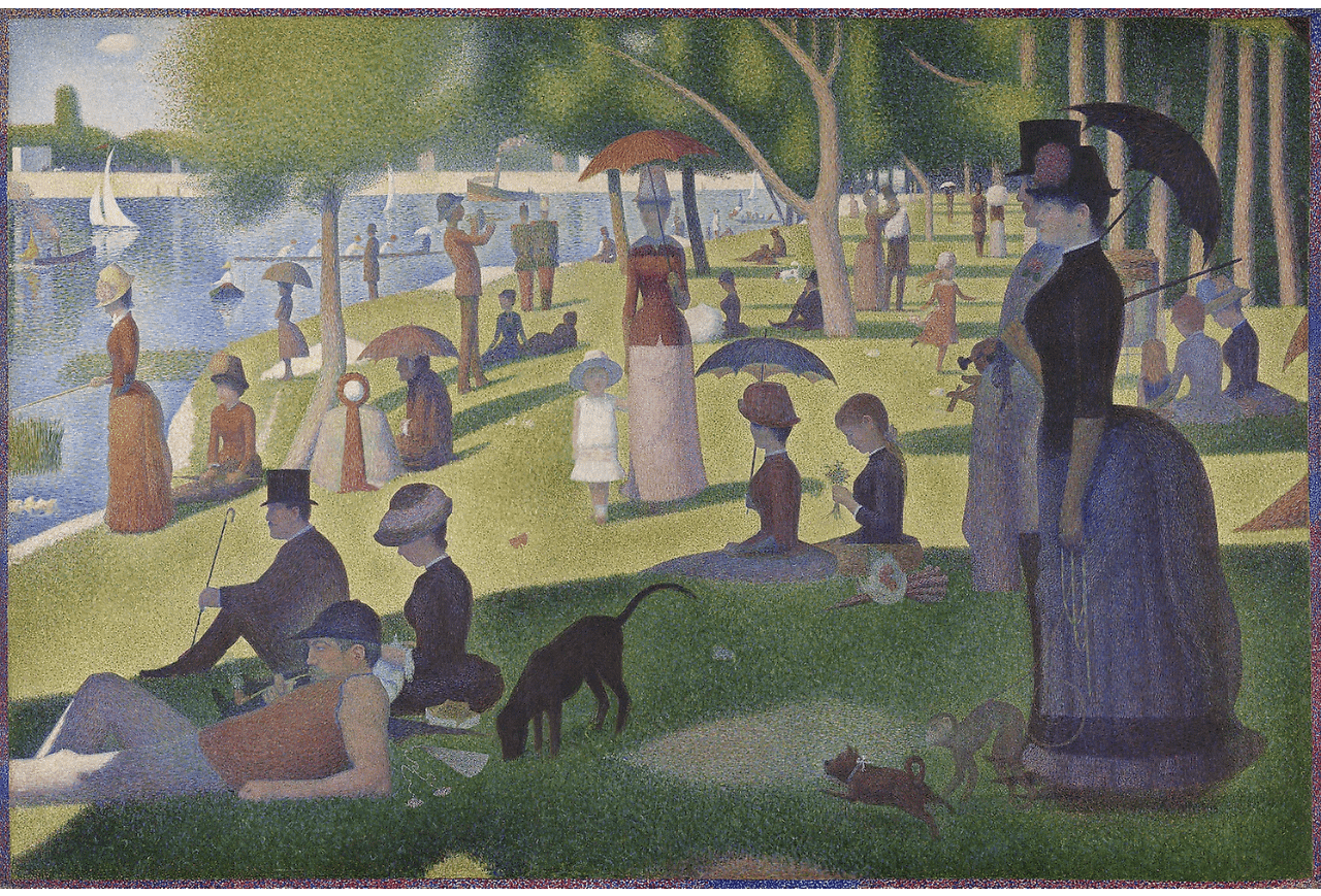 A Sunday on La Grande Jatte — 1884 by Georges Seurat