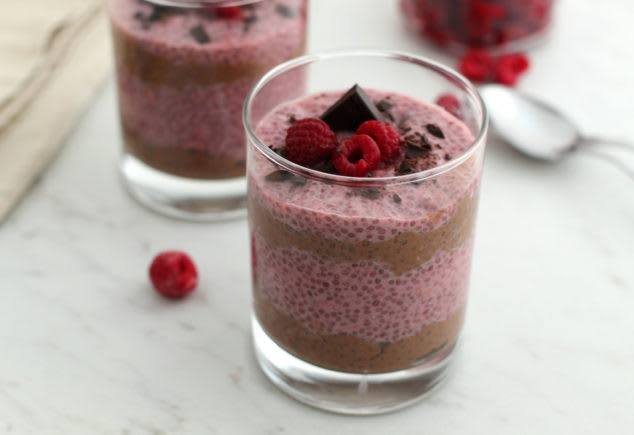 Raspberry Chocolate Chia Pudding - Mom Generations | Audrey McClelland | Stylish Life for Moms
