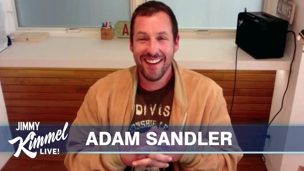Adam Sandler on Embracing Quarantine, Paparazzi Push-Ups & Takeout Adventure