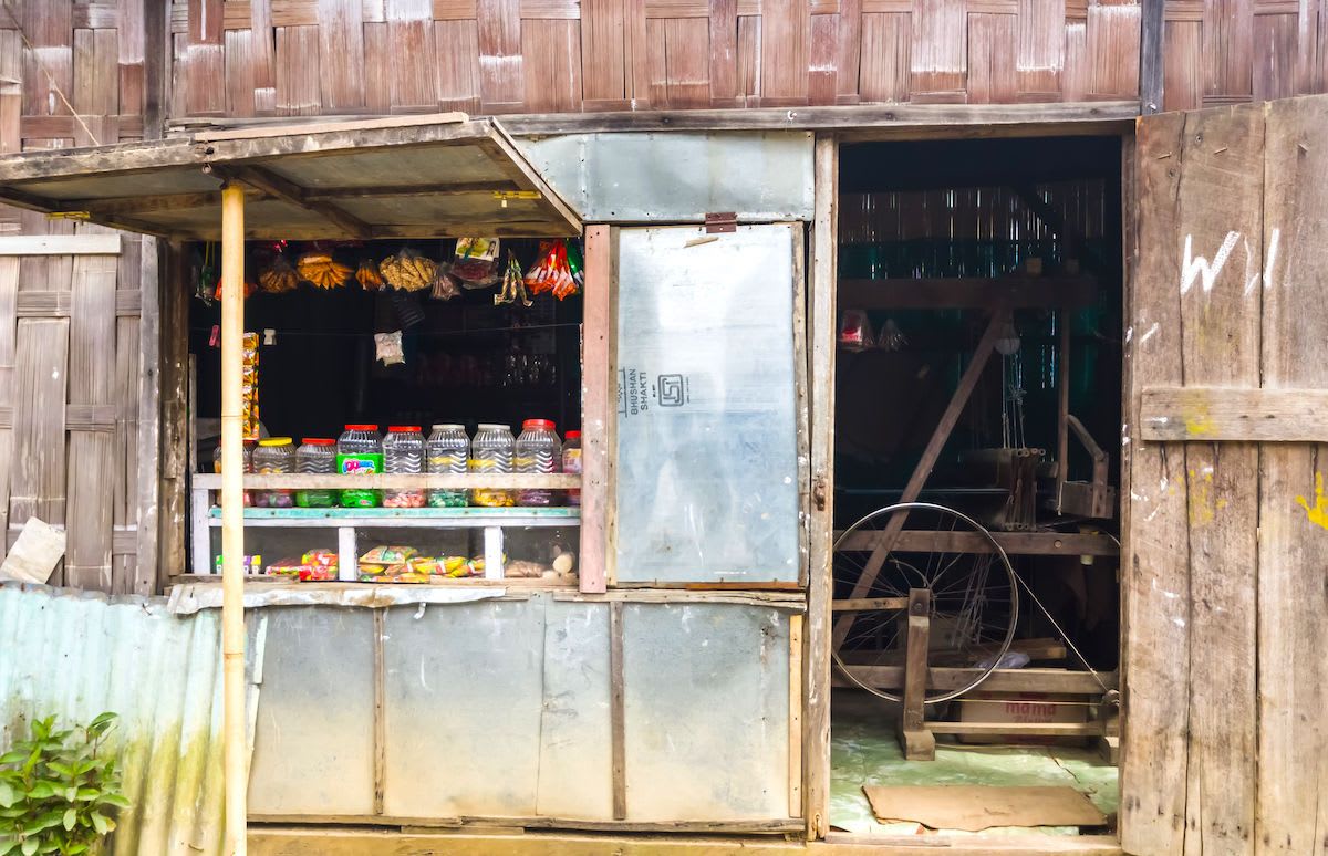 In Mizoram, India, the shops have no shopkeepers