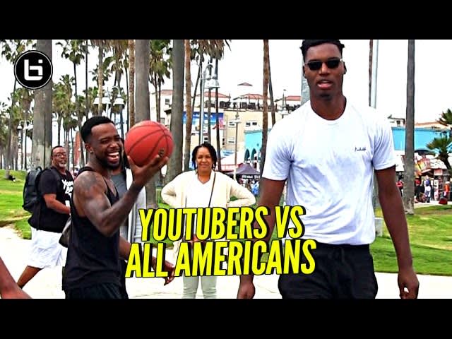 YouTubers vs All Americans! 😂 CashNasty, Mal & TDPresents vs B.McCoy, Ira Lee & Savion!