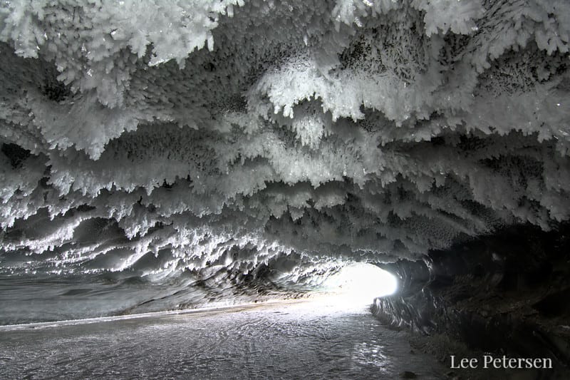 Ice Crystals in R-Channels - Inside a Glacier Cave