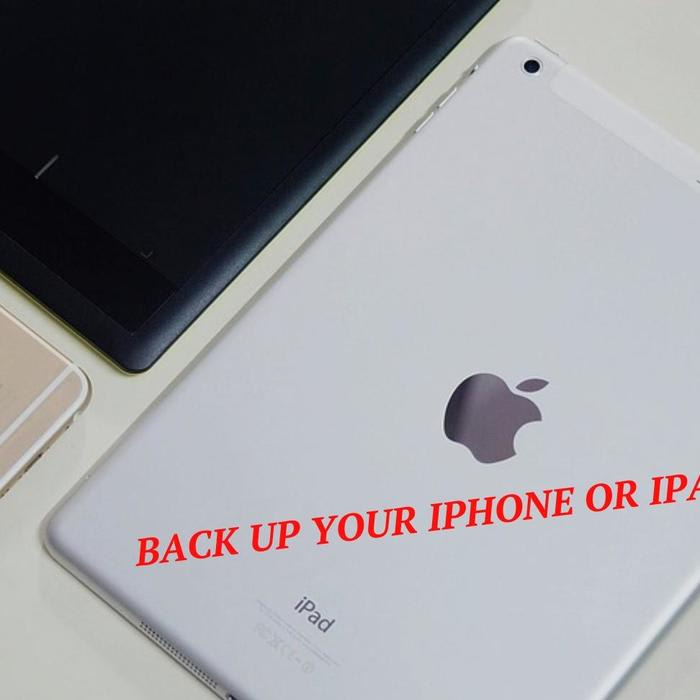 How to back up iPhone or iPad