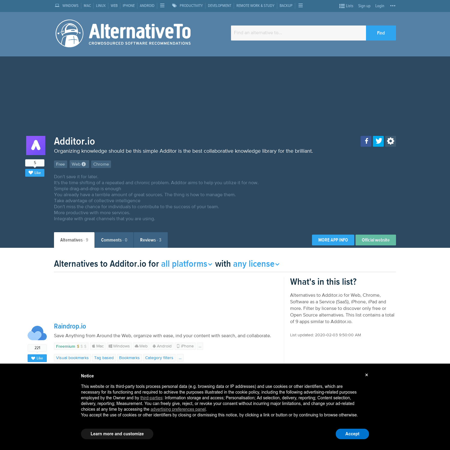 Additor.io Alternatives and Similar Software
