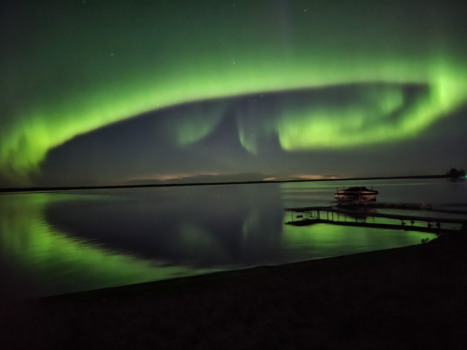 Typical northern Saskatchewan night. Turtle Lake, SK