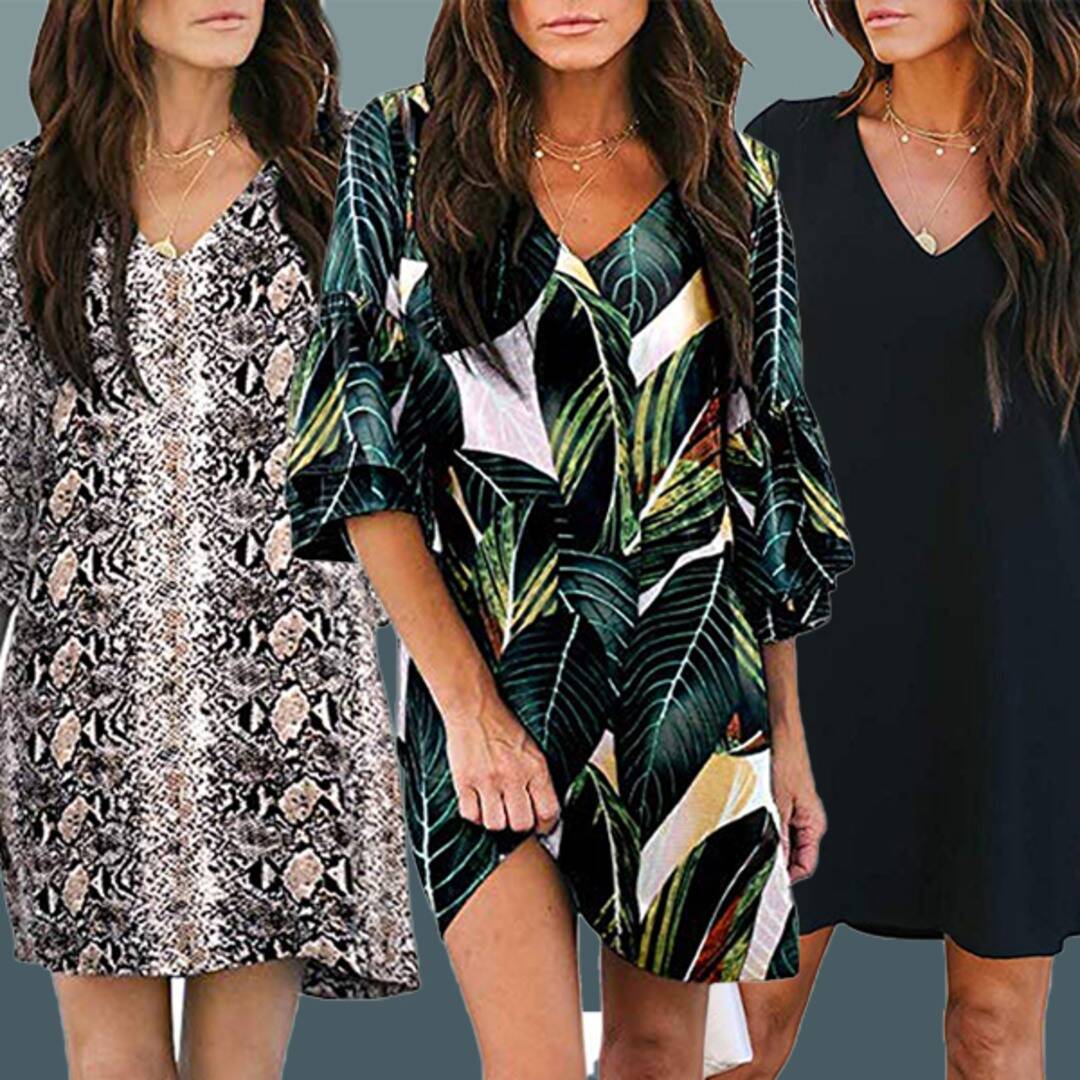 This $27 Bell Sleeve Dress Has 2,501 5-Star Amazon Reviews