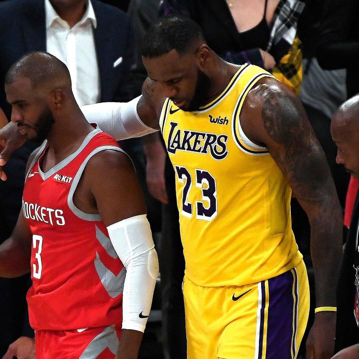 LeBron James strangely claims he 'didn't see' Lakers-Rockets melee