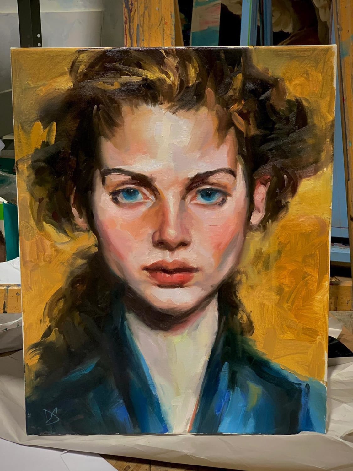 Oil painting from my 2.5 hour live stream today