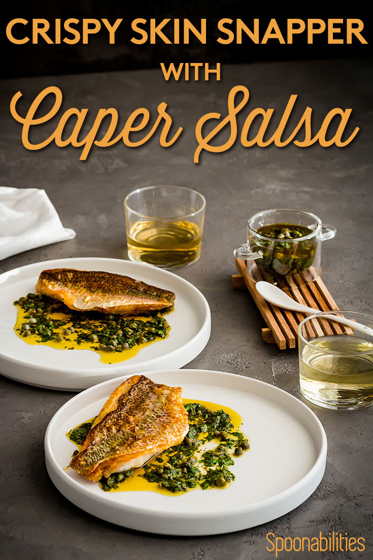 Crispy skin Snapper with Caper Salsa Recipe
