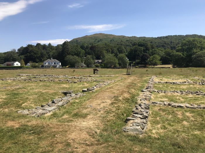 A visit to Ambleside Roman Fort in the Lake District, England