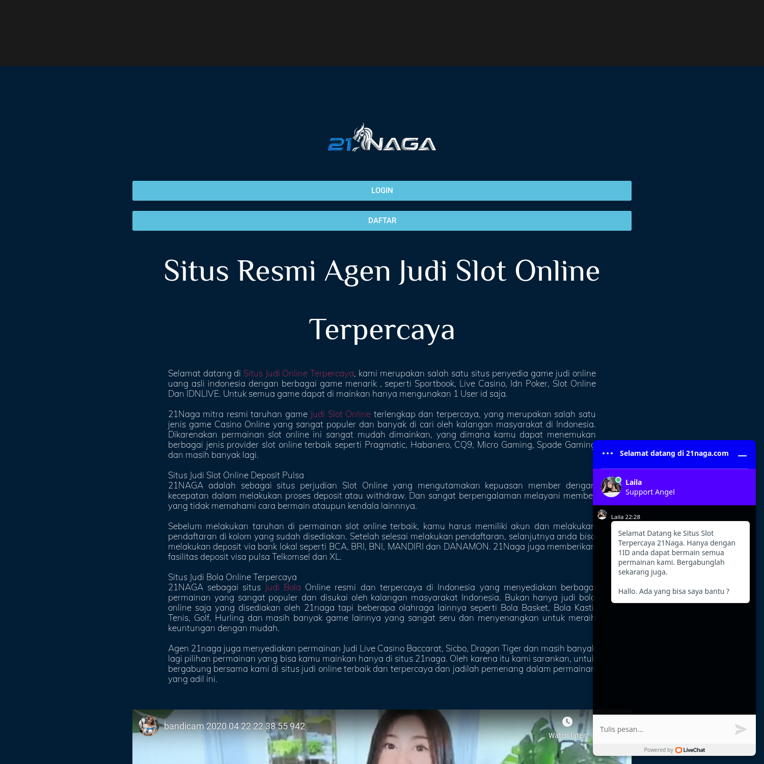 Situs Resmi Agen Judi Slot Online Terbaru Dan Terpercaya