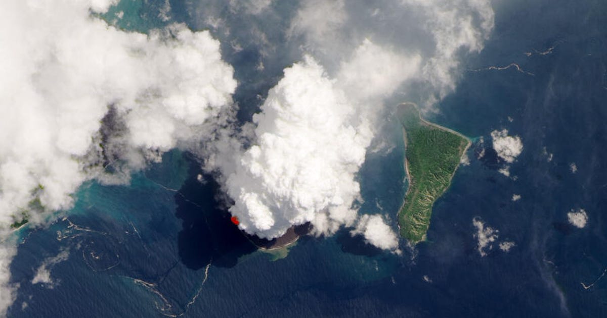 NASA captures smoldering Anak Krakatau volcano eruption in dramatic view from space