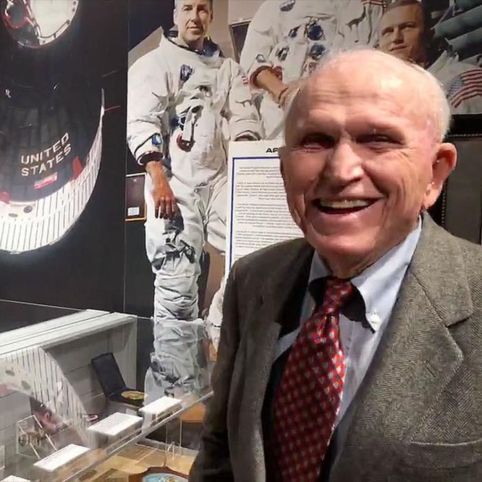 Apollo 8 Astronaut Frank Borman Donates Artifacts for EAA Exhibit