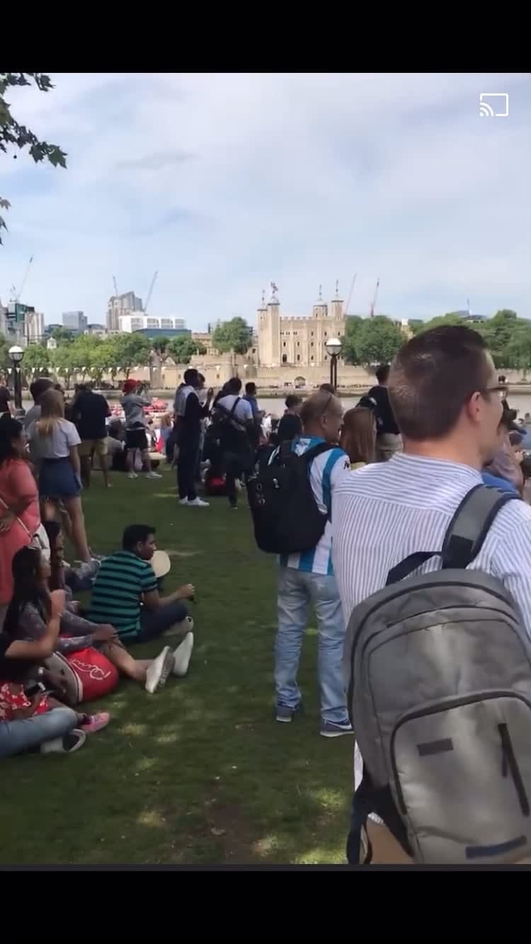 Guy shuts down London Tower Bridge by sunbathing on it