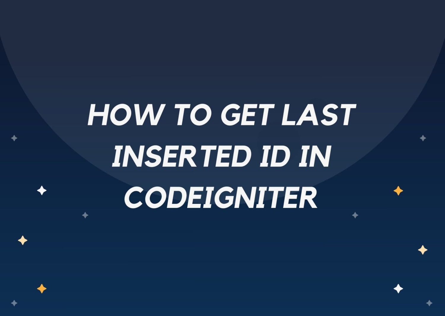 How to get last inserted id in Codeigniter?
