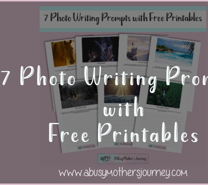 7 Photo Writing Prompts with Free Printable Sheets - A Busy Mother's Journey