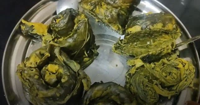 Traditional Style Recipe, try it. How is it ? Himachal Dish "Patroda" India.