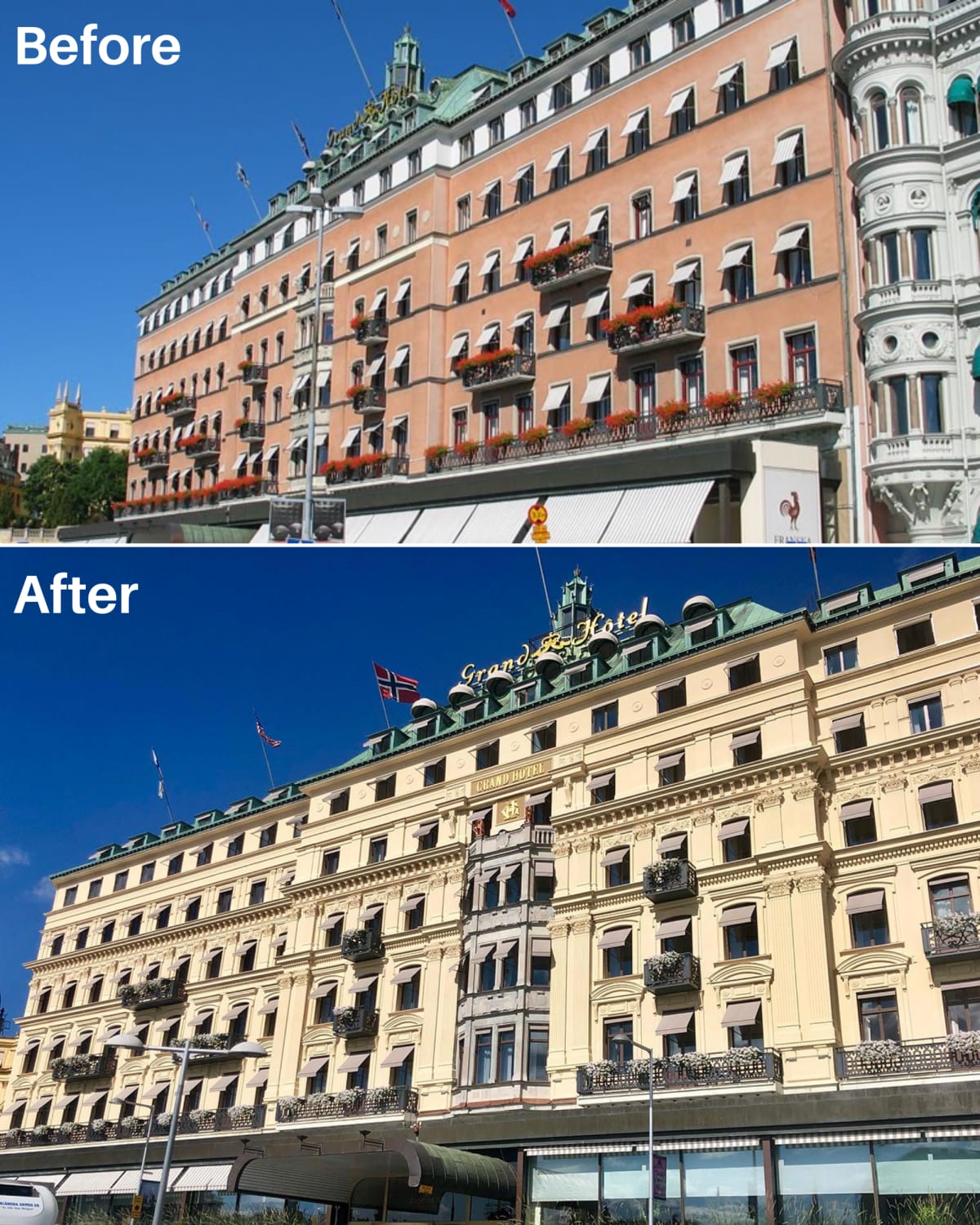 Grand Hôtel in Stockholm got a real refurbishment in 2018, and for that we're thankful!
