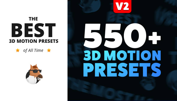 3D Motion Presets for Animation Composer