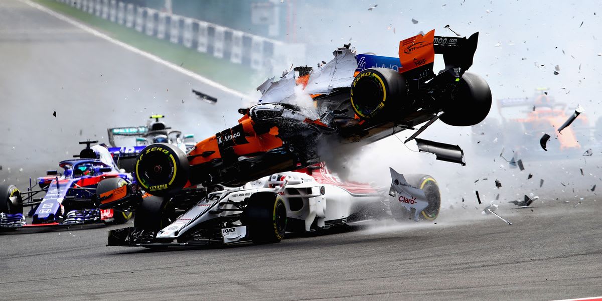 That Awful Belgian GP Crash Would've Been Way Worse Without the Halo