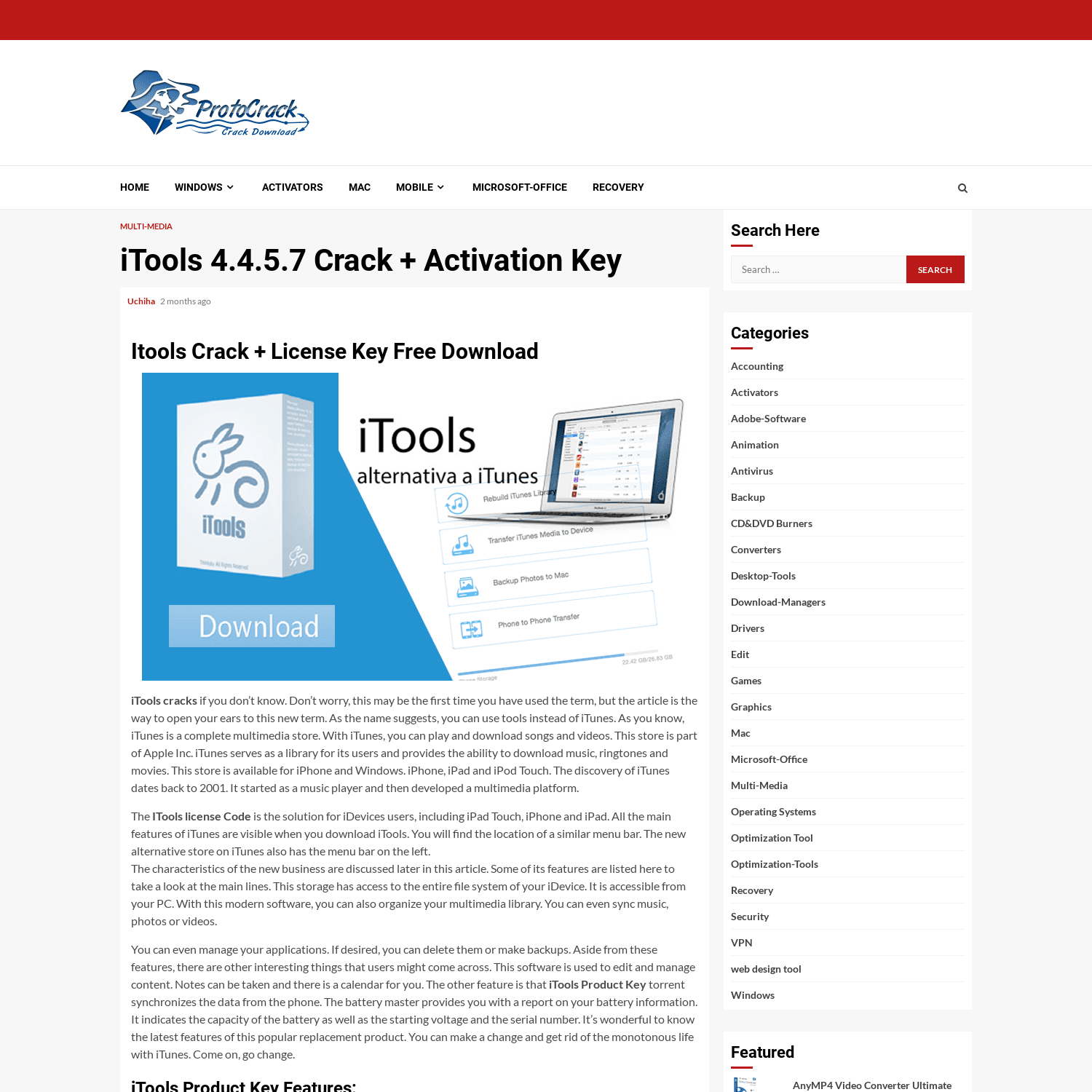iTools 4.4.5.7 Crack + Activation Key