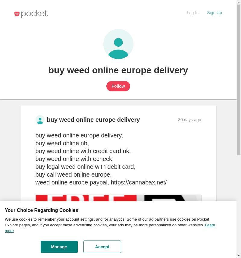 buy weed online europe delivery on Pocket