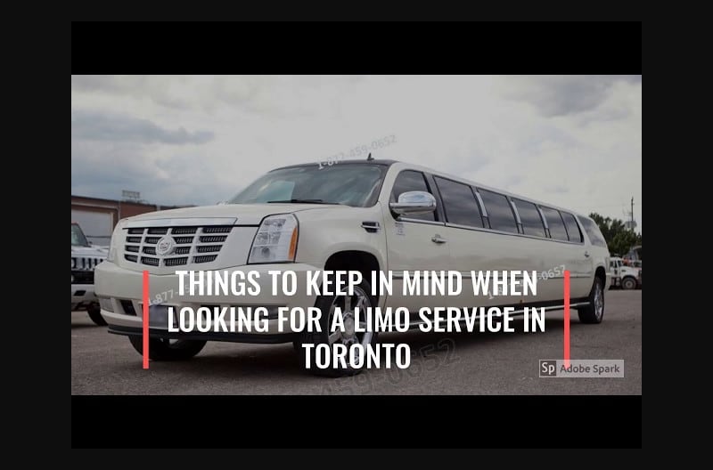 Things To Keep in Mind When Looking For a Limo Service In Toronto