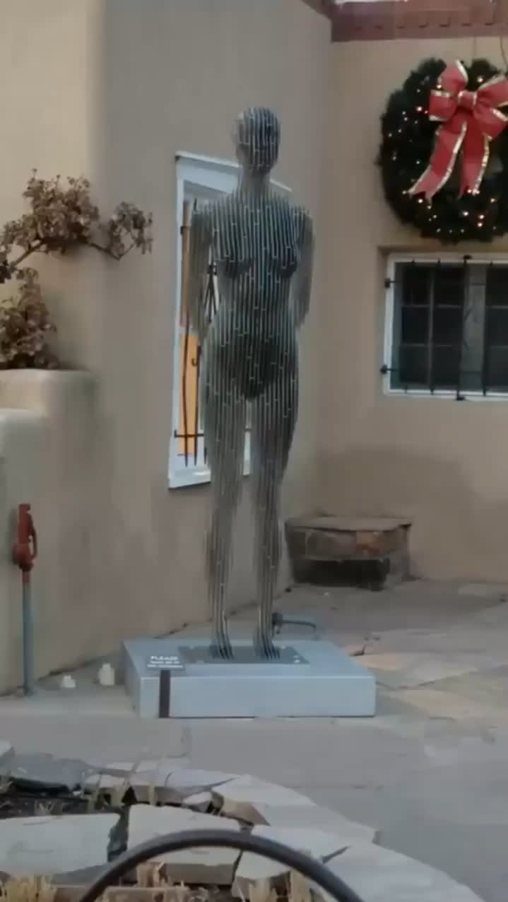 This art installation that’s invisible from a certain angle
