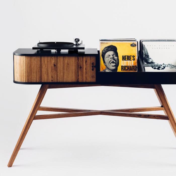 The HRDL Vinyl Table Proudly Puts Your Collection On Display - Design Milk