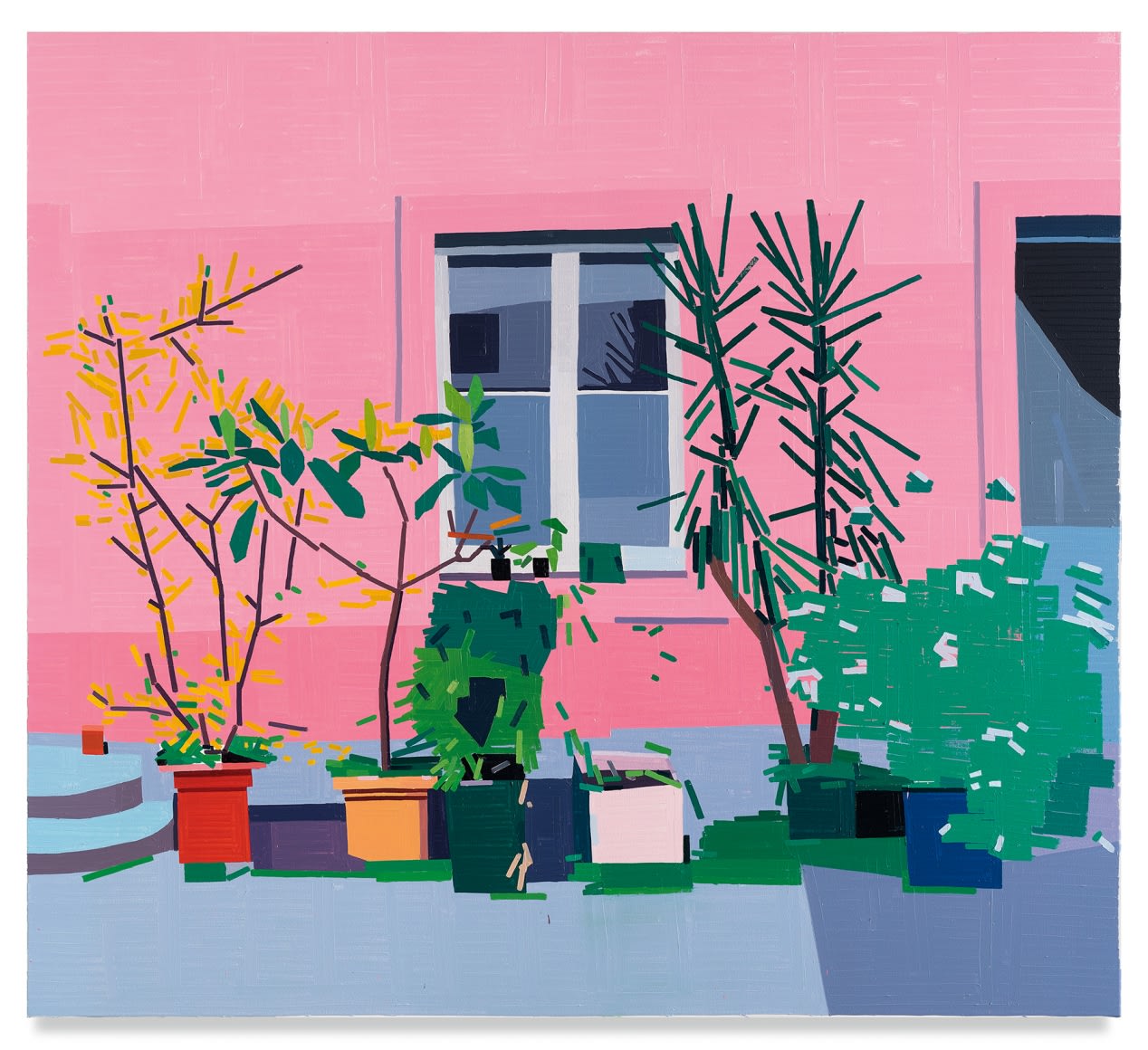 Sun-Drenched Domestic Environments Built From Carefully Painted Straight Lines by Guy Yanai — Colossal