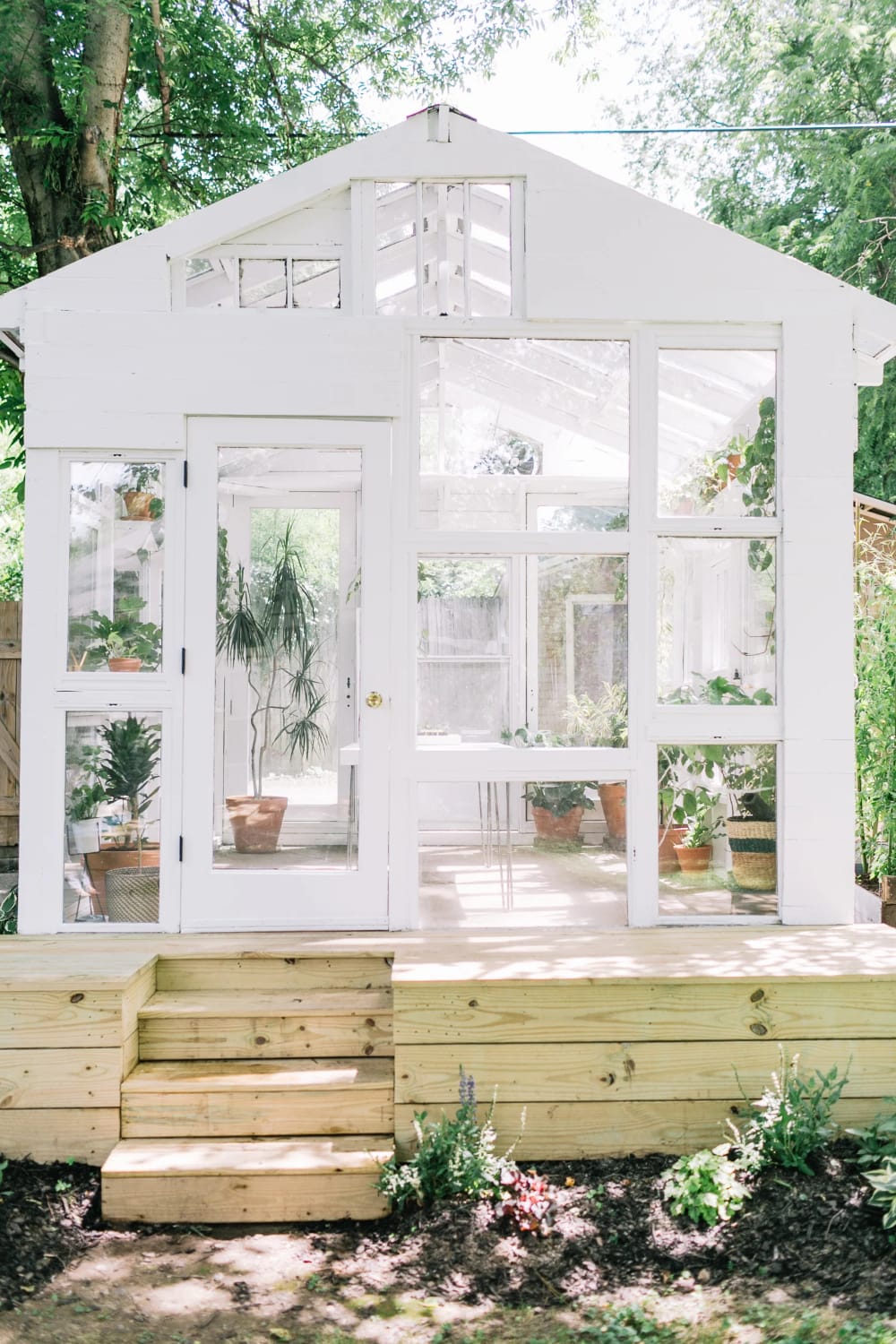 How to Build a Greenhouse - A Beautiful Mess | Build a greenhouse, Backyard, Backyard greenhouse