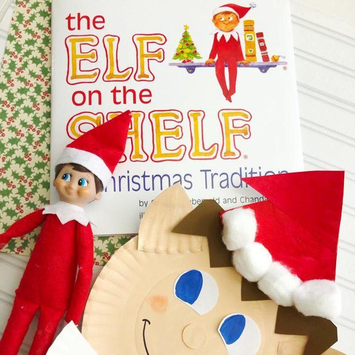 Elf on the Shelf Craft: Make your own Elf Plate