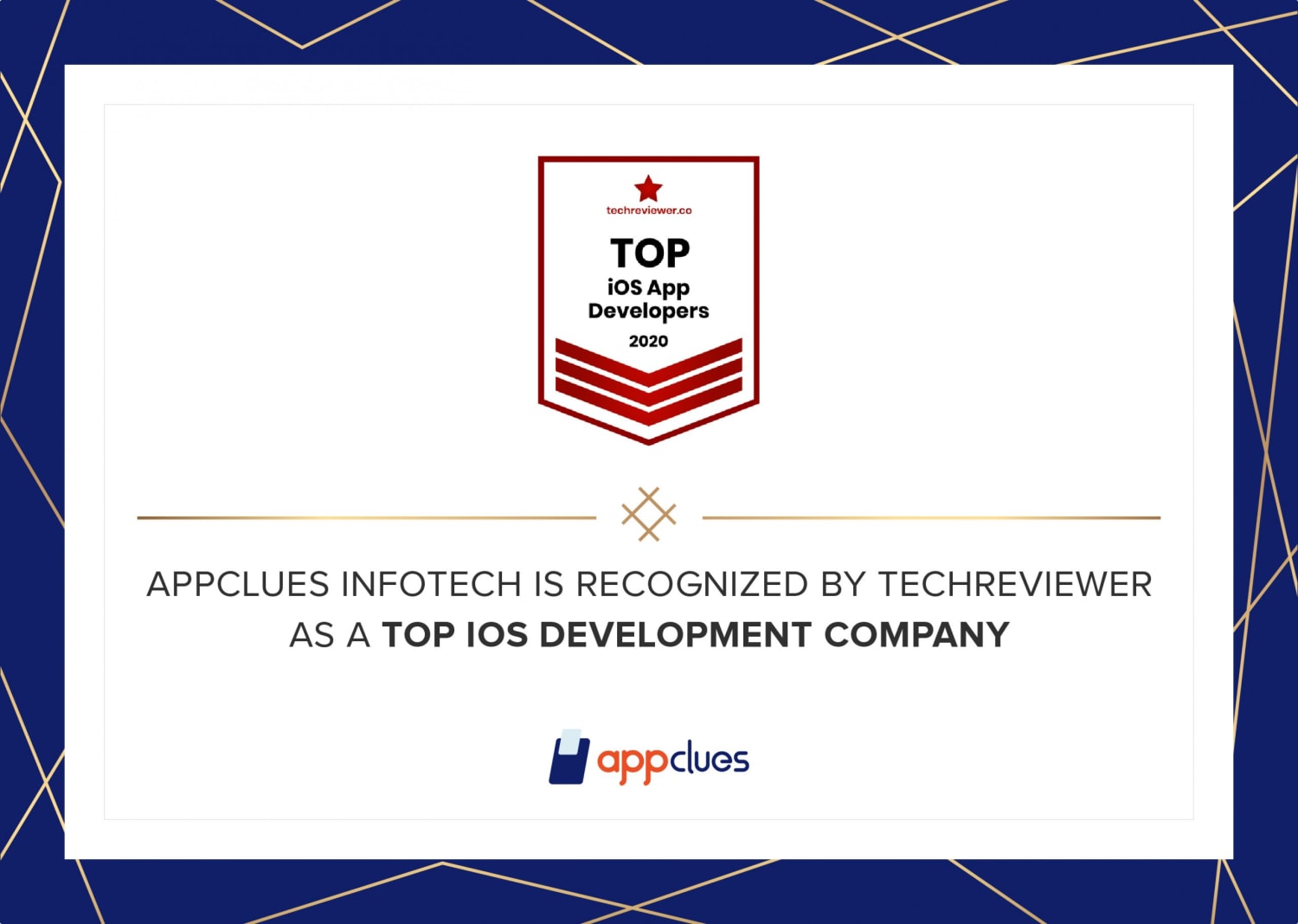 Top iOS Development Company in 2020 Recognized by Techreviewer