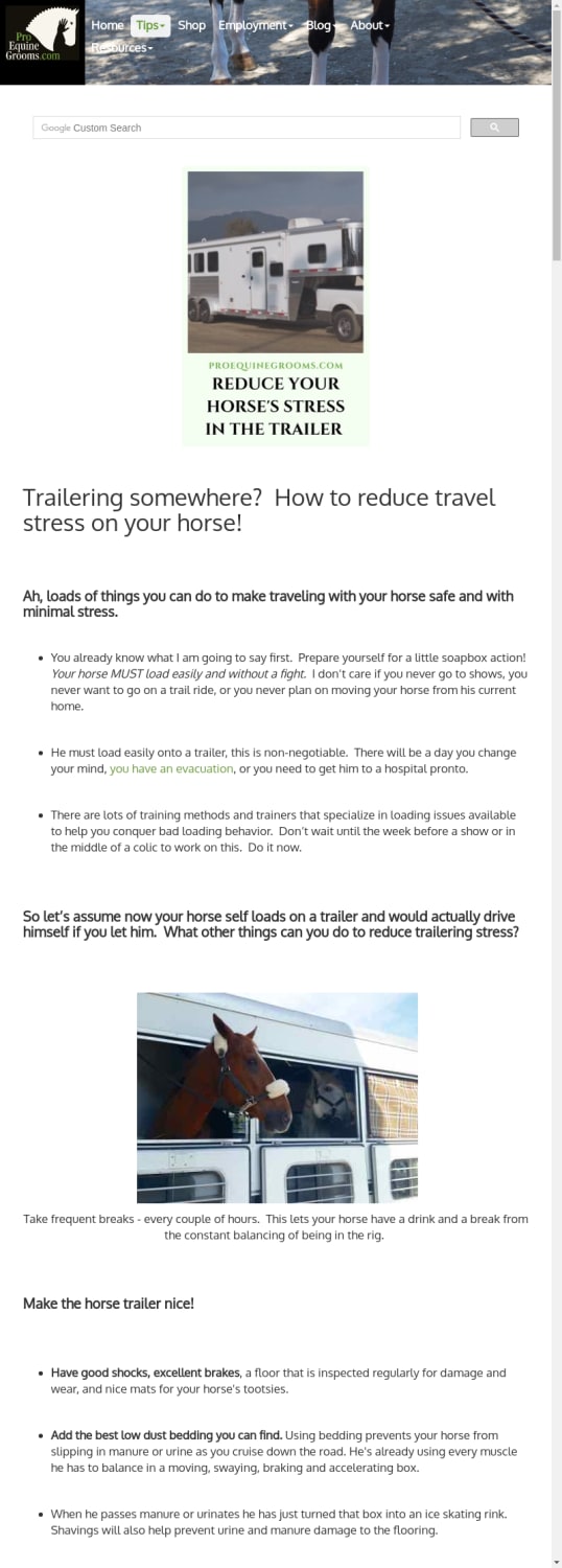 Trailering Somewhere? Reduce Travel Stress on Your Horse with These Tips!