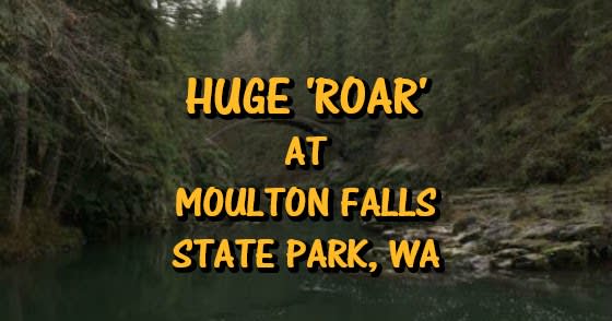 Huge 'Roar' at Moulton Falls State Park, WA