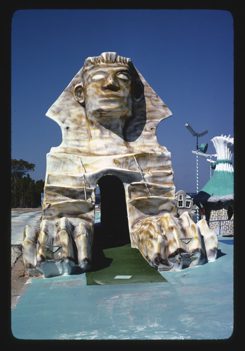 sphinx, magic carpet golf, route 98, fort walton beach, florida, 1979