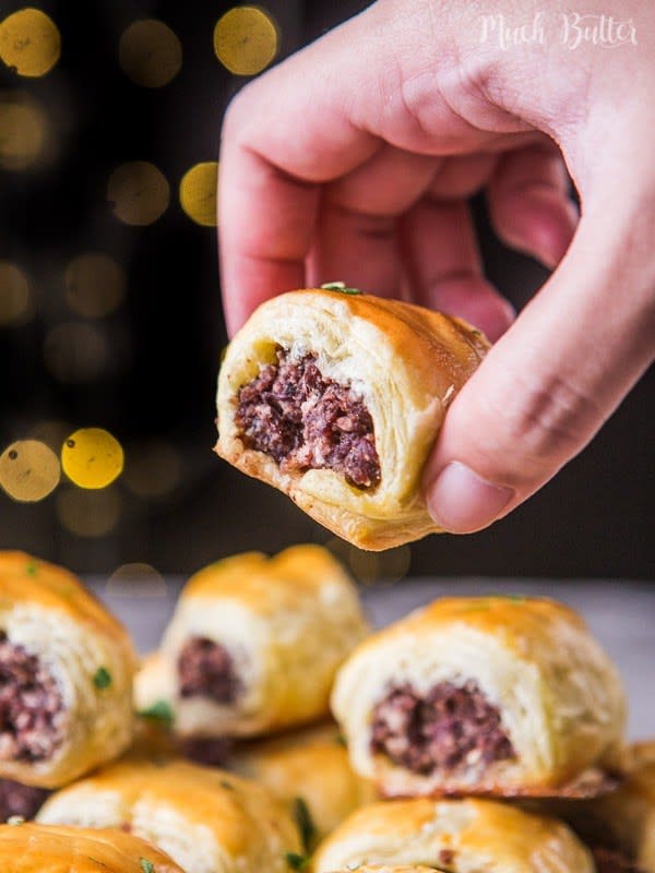 Beef Sausage Rolls Perfect For Party Appetizer