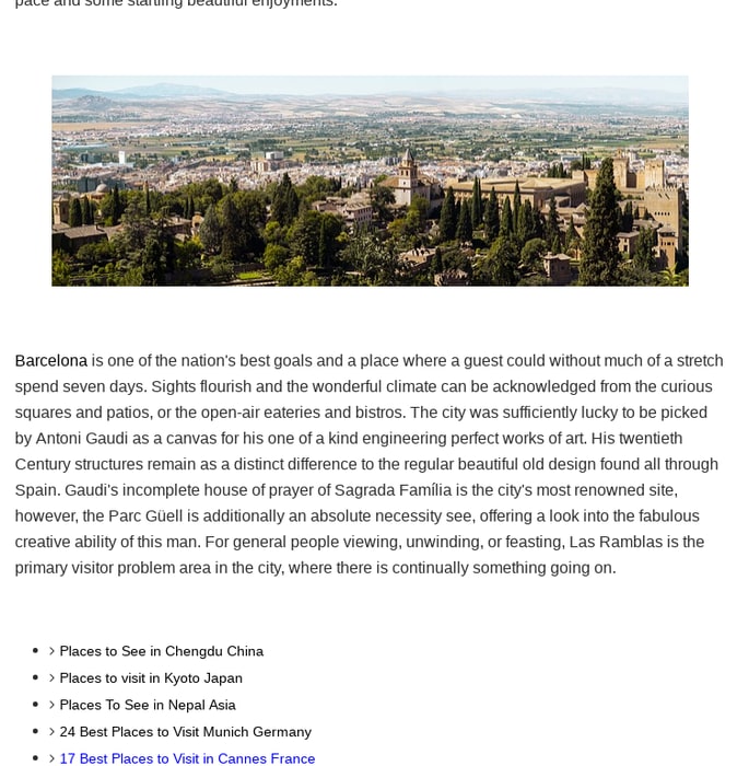20 Best Places to Visit in Granada Spain