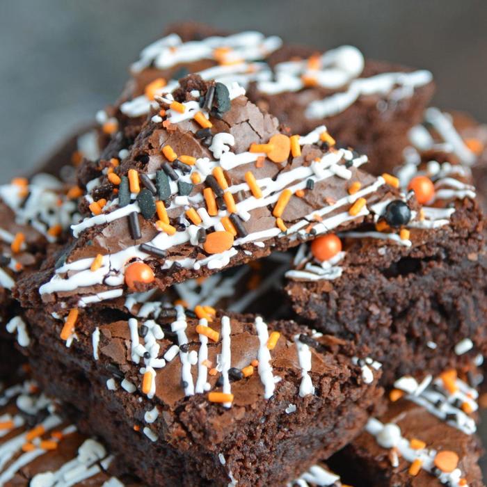 Easy Halloween Brownies - Box Brownie Recipe